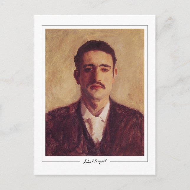 Postal John Singer Sargent #107-2 - Bella Artes (Anverso)