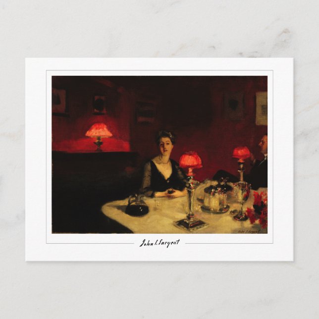 Postal John Singer Sargent #110 - Bella Artes (Anverso)