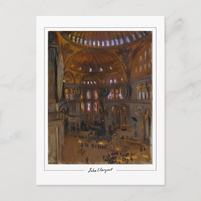 Postal John Singer Sargent #115 - Bella Artes (Anverso)