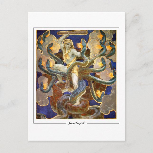 Postal John Singer Sargent #132 - Bella Artes (Anverso)