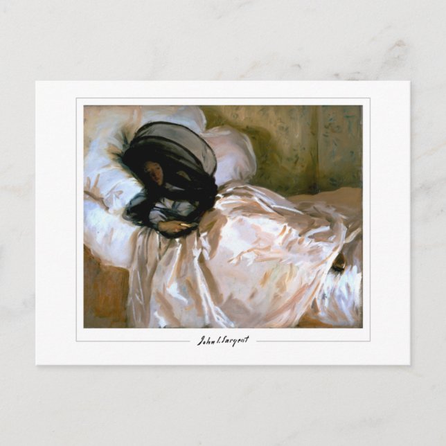 Postal John Singer Sargent #13-2 - Bella Artes (Anverso)