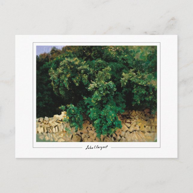 Postal John Singer Sargent #16 - Bella Artes (Anverso)