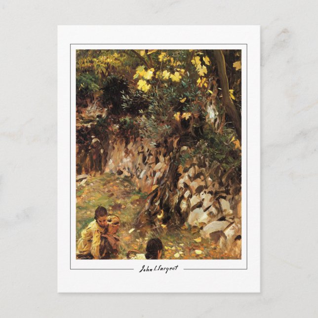 Postal John Singer Sargent #20-2 - Arte fino (Anverso)