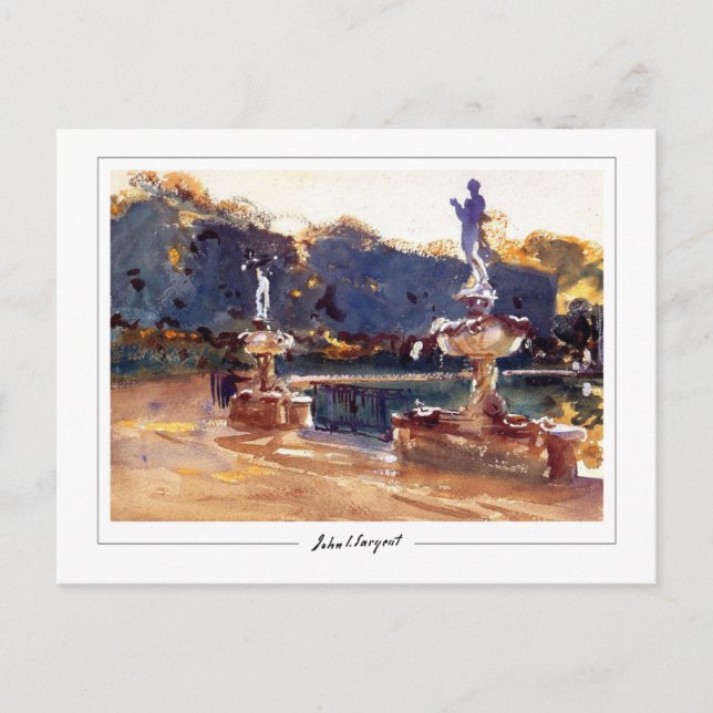 Postal John Singer Sargent #227 - Bella Artes (Anverso)