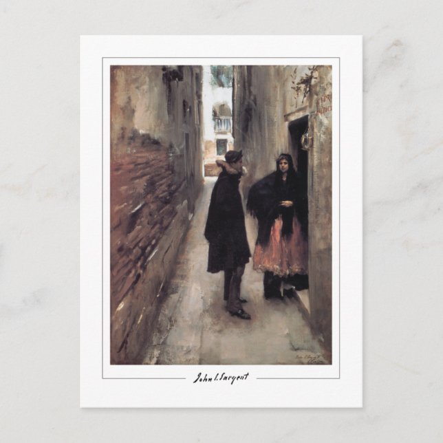 Postal John Singer Sargent #24-2 - Arte fino (Anverso)