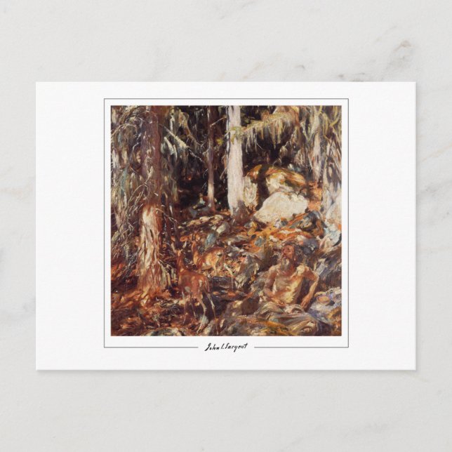 Postal John Singer Sargent #24 - Bella Artes (Anverso)