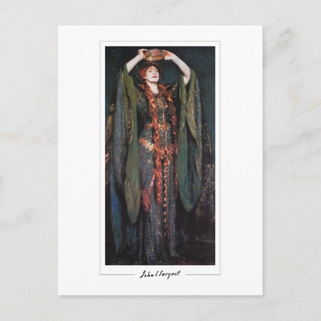 Postal John Singer Sargent #253 - Bella Artes (Anverso)