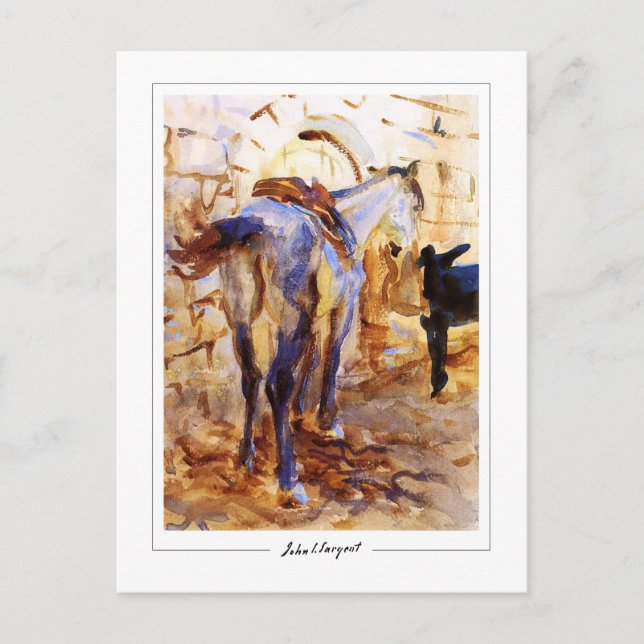 Postal John Singer Sargent #339 - Arte fino (Anverso)