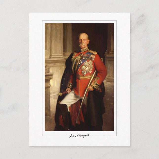 Postal John Singer Sargent #45-2 - Bella Artes (Anverso)