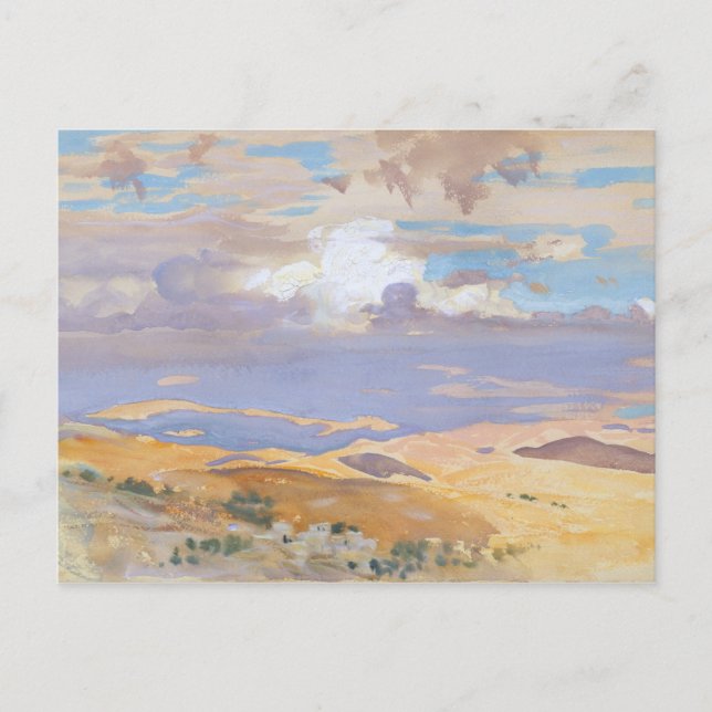 Postal John Singer Sargent - Desde Jerusalén (Anverso)