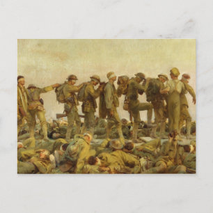 Postal John Singer Sargent - Gassed