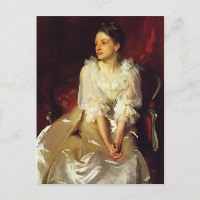 Postal John Singer Sargent- Helen Dunham (Anverso)