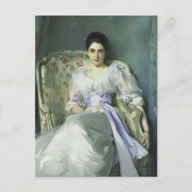 Postal John Singer Sargent Lady Agnew Postcard (Anverso)
