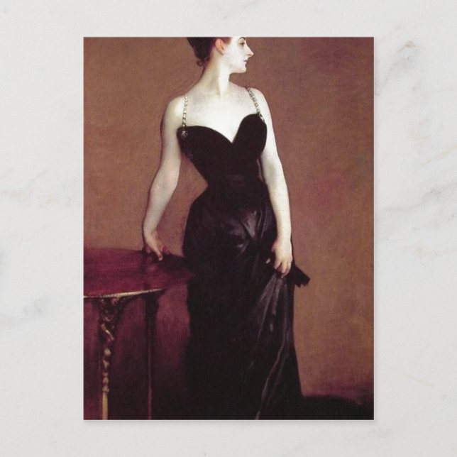 Postal John Singer Sargent Madame X (Madame Pierre Gautre (Anverso)