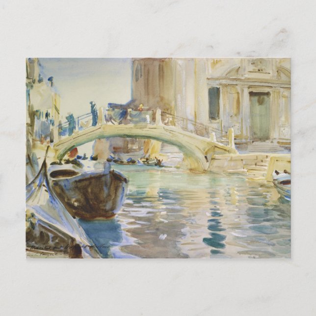 Postal John Singer Sargent - Venecia (Anverso)