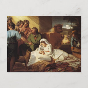 Postal John Singleton Copley - La Natividad
