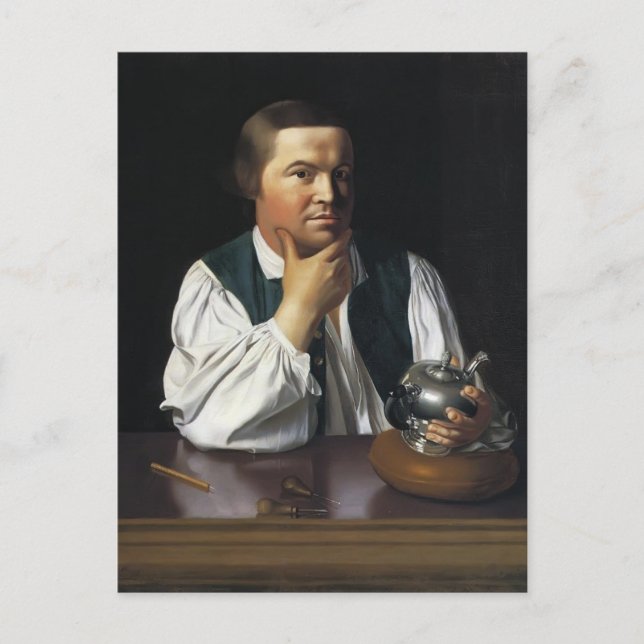 Postal John Singleton Copley- Paul Revere (Anverso)