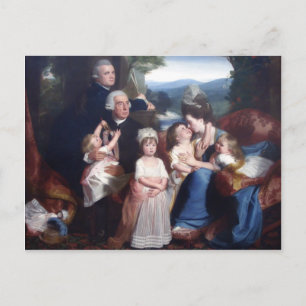 Postal John Singleton Copley - Retrato de Familie Copley