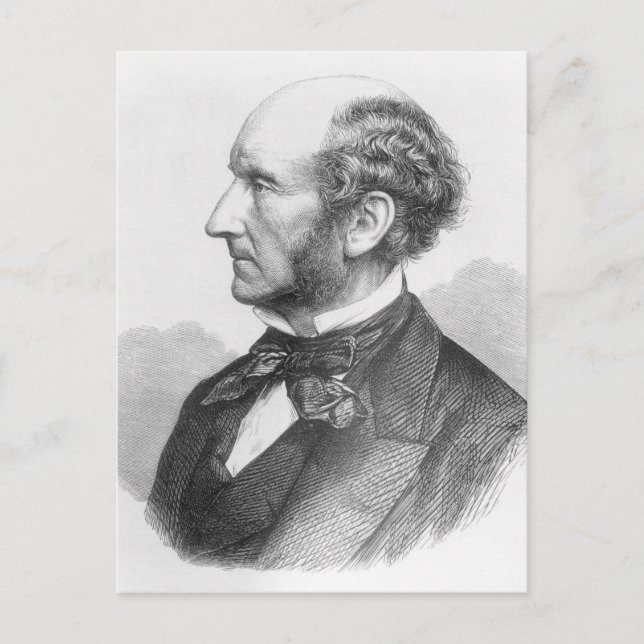 Postal John Stuart Mill (Anverso)