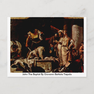 Postal John The Baptist De Giovanni Battista Tiepolo