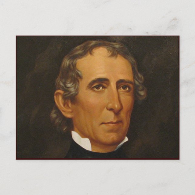 Postal John Tyler 10.º (Anverso)