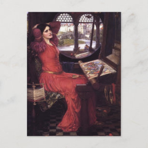 Postal John Waterhouse - Señora de Shalott