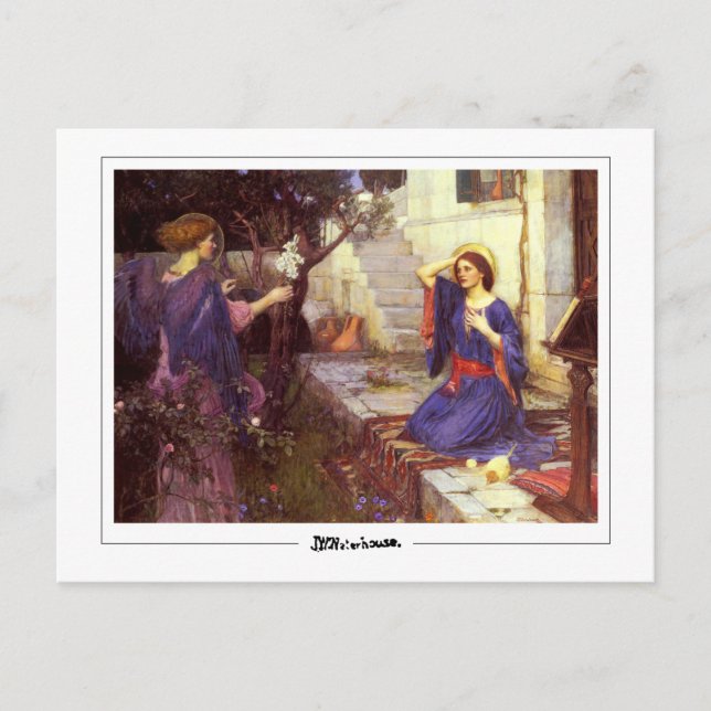Postal John William Waterhouse #13 - Postcard Bella Artes (Anverso)