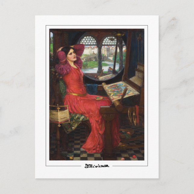 Postal John William Waterhouse #14 - Postcard Bella Artes (Anverso)