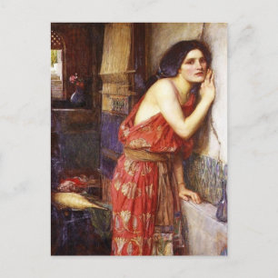 Postal John William Waterhouse (1909) 'Thisbe'