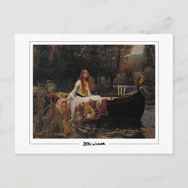 Postal John William Waterhouse #3 - Postcard Bella Artes (Anverso)