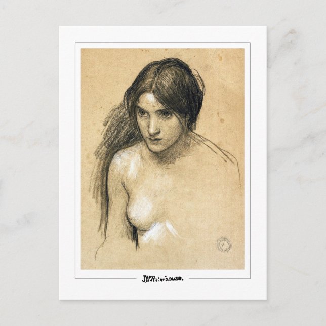 Postal John William Waterhouse #4 - Postcard Bella Artes (Anverso)