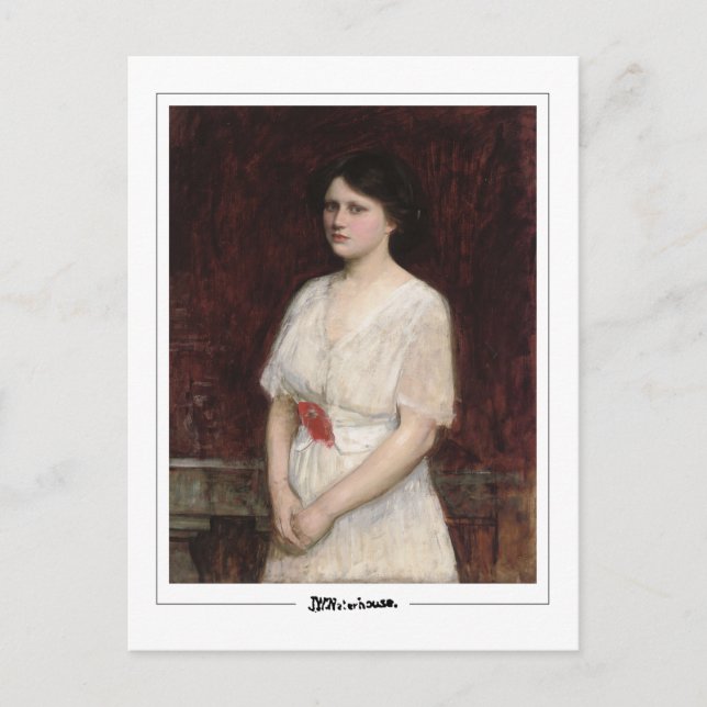 Postal John William Waterhouse #72 - Postcard Bella Artes (Anverso)