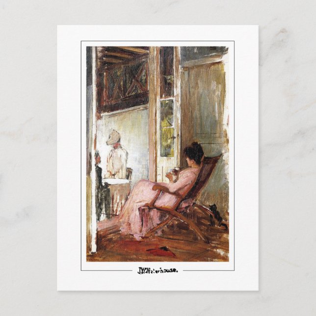 Postal John William Waterhouse #74 - Postcard Bella Artes (Anverso)