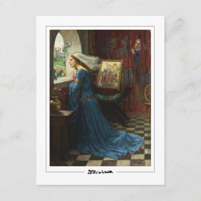 Postal John William Waterhouse #89 - Postcard Bella Artes (Anverso)