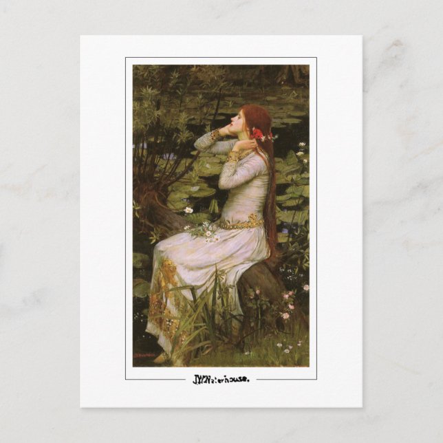 Postal John William Waterhouse #90 - Postcard Bella Artes (Anverso)