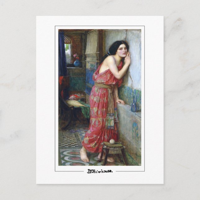 Postal John William Waterhouse #9 - Postcard Bella Artes (Anverso)