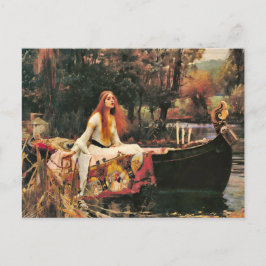 Postal John William Waterhouse Lady de Shalott