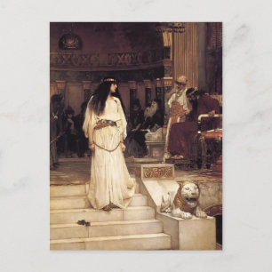 Postal John William Waterhouse - Mariamne Saliendo