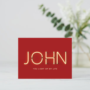 Postal John You Light My Life Neon Lights