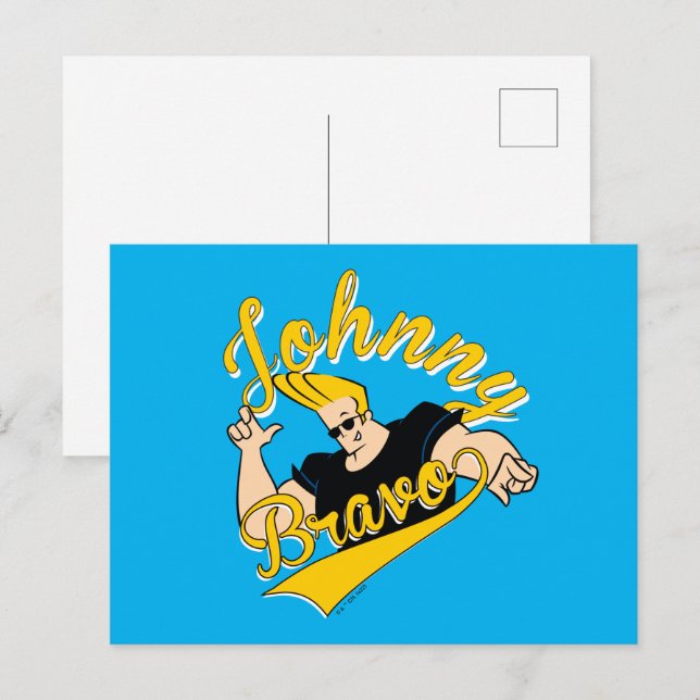 Postal Johnny Bravo Athletic Graphic (Anverso / Reverso)