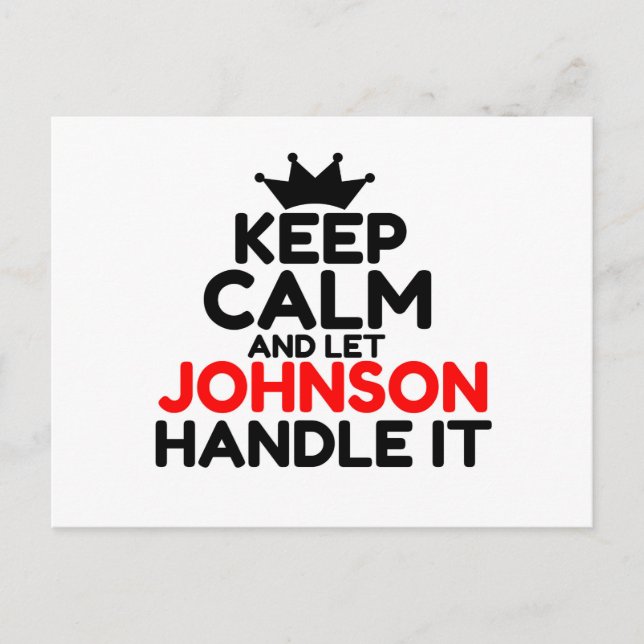 POSTAL JOHNSON (Anverso)