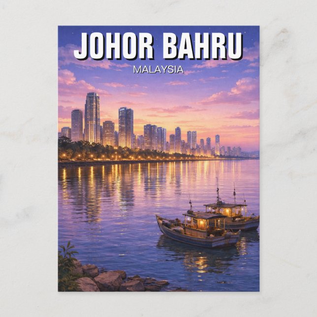Postal Johor Bahru Malaysia (Anverso)