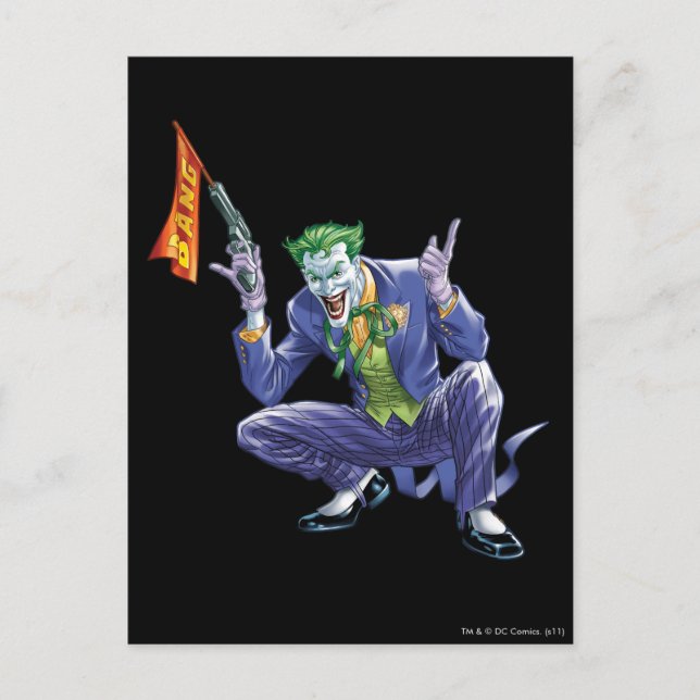 Postal Joker with fake gun (Anverso)