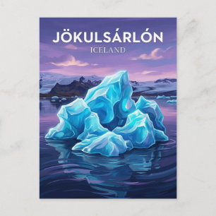 Postal Jökulsárlón Islandia