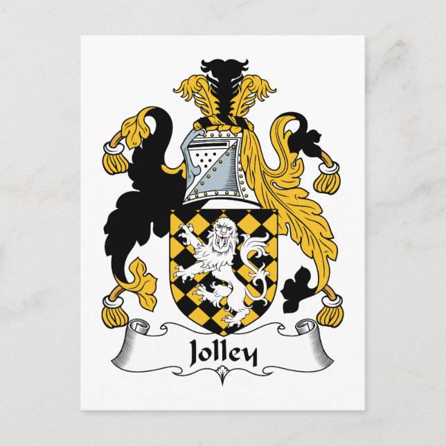 Postal Jolley Family Crest (Anverso)