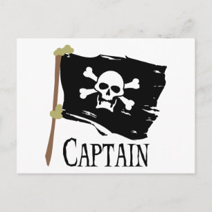 Postal Jolly Roger Captain