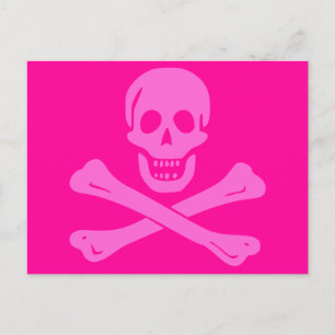 Postal Jolly Roger Pink