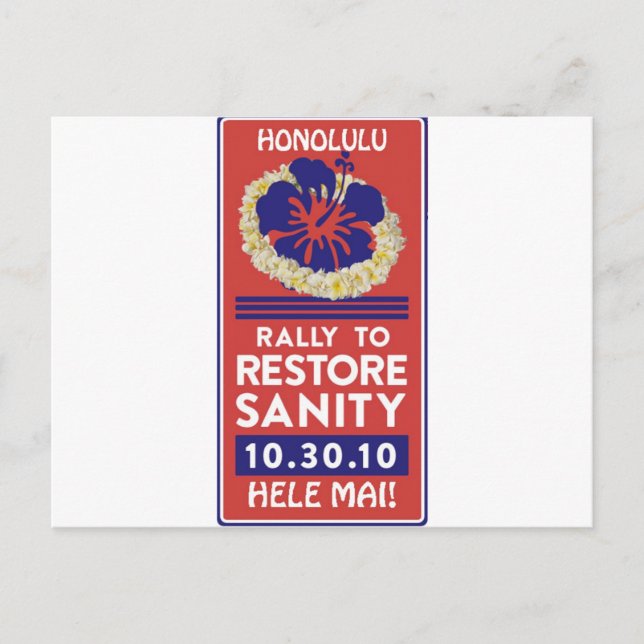 Postal Jon Stewart Lei (Anverso)