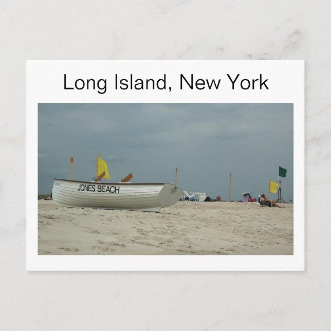 Postal Jones Beach Long Island, New York Postcard (Anverso)