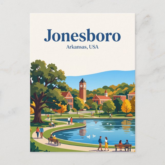 Postal Jonesboro EE. UU. (Anverso)